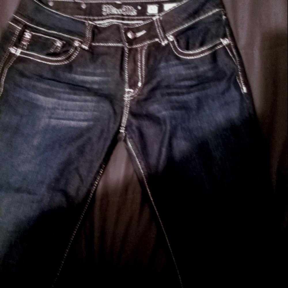 Women's Dark Blue Miss Me Jeans
